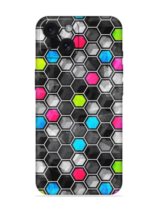 Grid Seamless Pattern Soft Silicone Case Zapvi