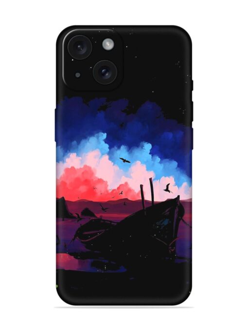 Dark River Boat Art Soft Silicone Case Zapvi