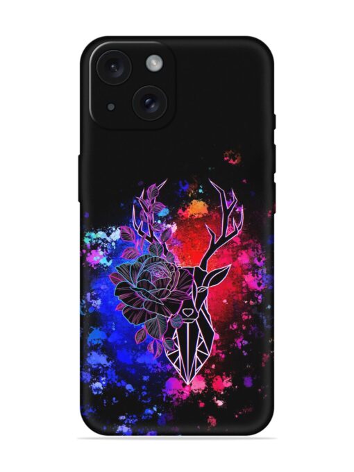 Floral Deer Art Soft Silicone Case Zapvi