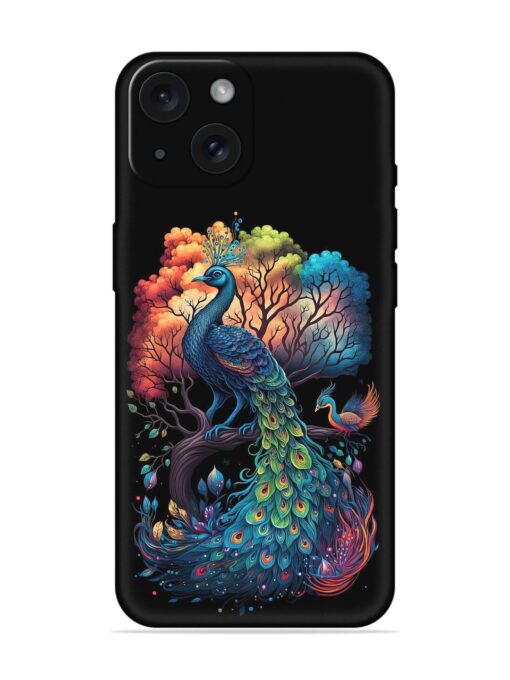 Peacock Tree Art Soft Silicone Case Zapvi