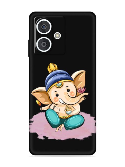 Bal Ganesh Vector Art Embossed Soft Silicone Case for HMD Crest (5G)