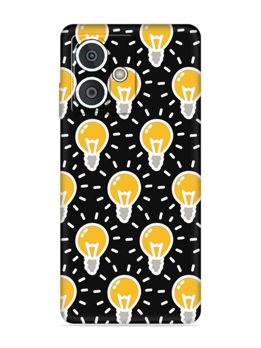 Light Bulb Seamless Embossed Soft Silicone Case for HMD Crest (5G)