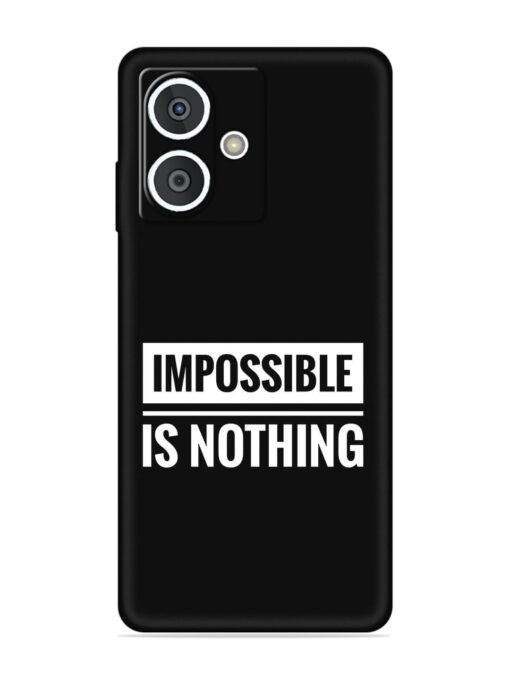 Impossible Is Nothing Embossed Soft Silicone Case for HMD Crest (5G)