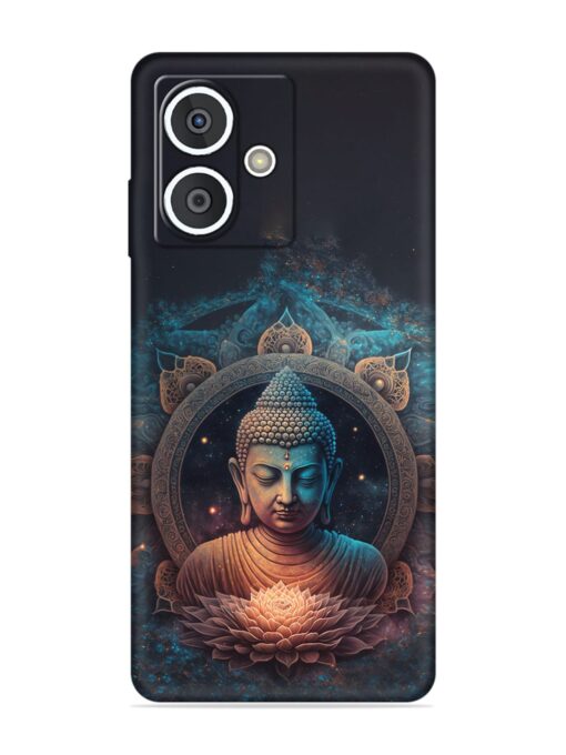 Gautam Buddha Embossed Soft Silicone Case for HMD Crest (5G)