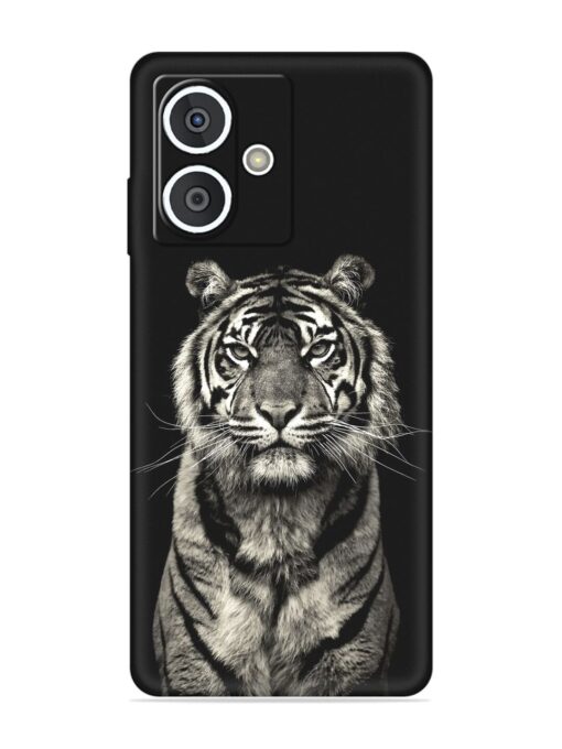 Tiger Art Embossed Soft Silicone Case for HMD Crest (5G)