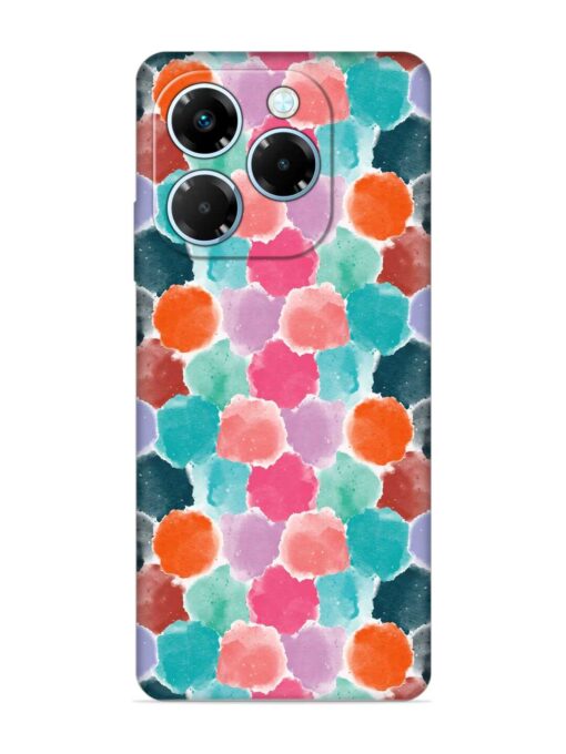 Colorful Seamless Pattern Embossed Soft Silicone Case for Infinix Note 40X (5G) Zapvi