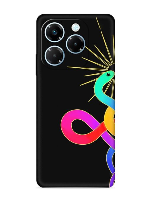 Art Geometric Abstraction Embossed Soft Silicone Case for Infinix Note 40X (5G) Zapvi