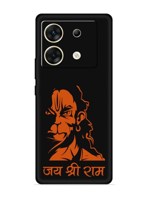 Angry Hanuman Embossed Soft Silicone Case for Infinix Zero 30 (5G)