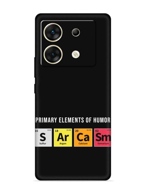 Primary Elements Humor Embossed Soft Silicone Case for Infinix Zero 30 (5G)