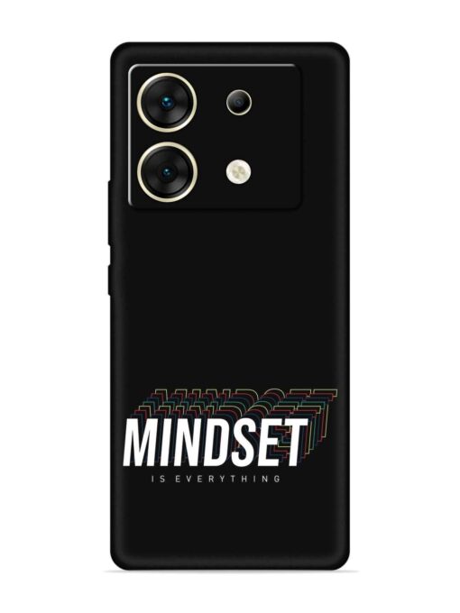 Mindset Everything Slogan Embossed Soft Silicone Case for Infinix Zero 30 (5G)