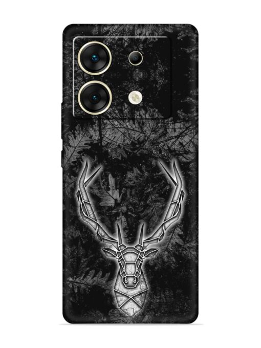 Ancient Deer Embossed Soft Silicone Case for Infinix Zero 30 (5G)