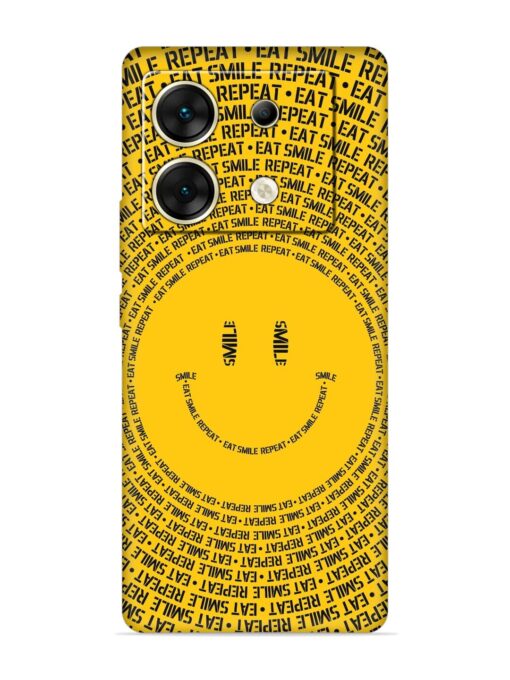 Smiley Embossed Soft Silicone Case for Infinix Zero 30 (5G) Zapvi