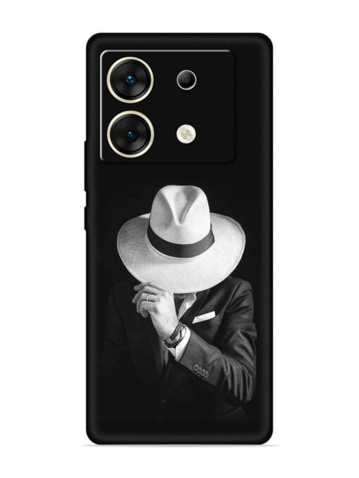 Men Under Hat Embossed Soft Silicone Case for Infinix Zero 30 (5G) Zapvi