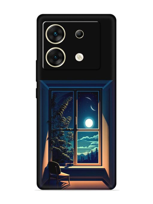 Night View At Window Embossed Soft Silicone Case for Infinix Zero 30 (5G) Zapvi