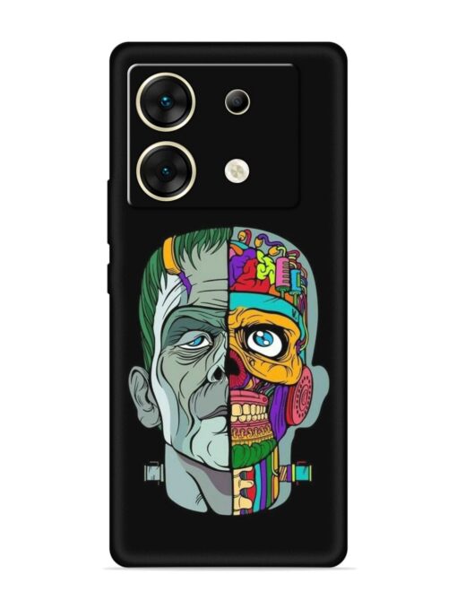 Men Vs Skull Embossed Soft Silicone Case for Infinix Zero 30 (5G) Zapvi