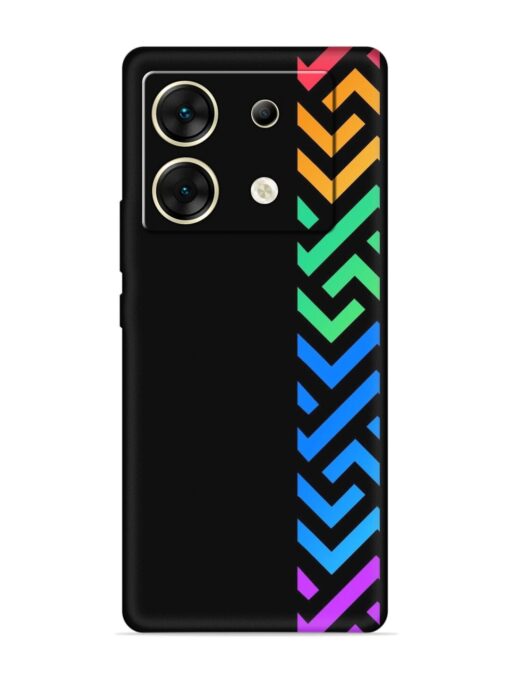 Colorshape Stripes Embossed Soft Silicone Case for Infinix Zero 30 (5G) Zapvi