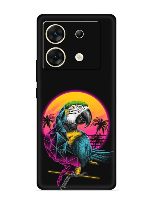 Rad Parrot Embossed Soft Silicone Case for Infinix Zero 30 (5G) Zapvi