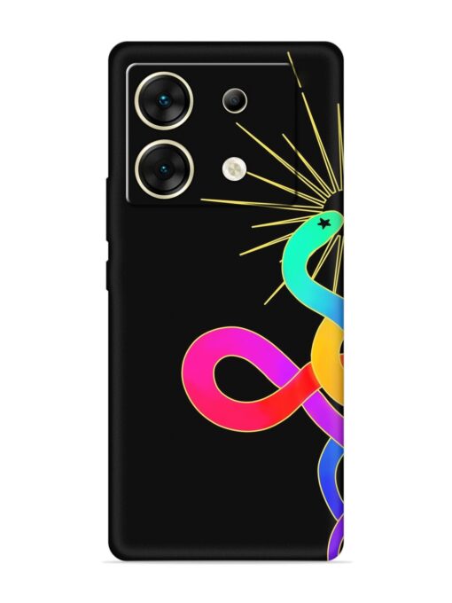 Art Geometric Abstraction Embossed Soft Silicone Case for Infinix Zero 30 (5G)