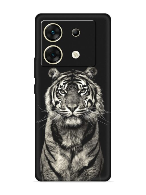 Tiger Art Embossed Soft Silicone Case for Infinix Zero 30 (5G)