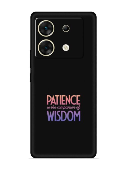 Patience Is The Embossed Soft Silicone Case for Infinix Zero 30 (5G)