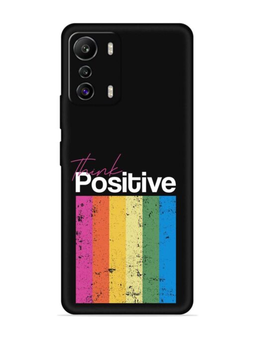 Think Positive Typography Embossed Soft Silicone Case for Infinix Zero (5G) Zapvi