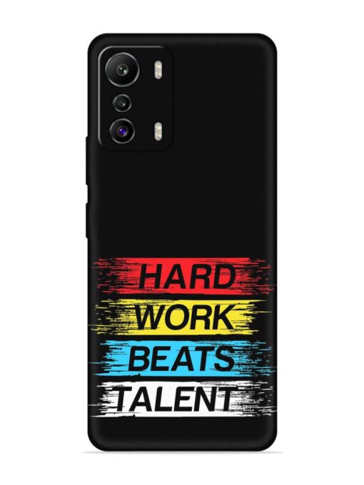 Hard Work Beats Embossed Soft Silicone Case for Infinix Zero (5G) Zapvi