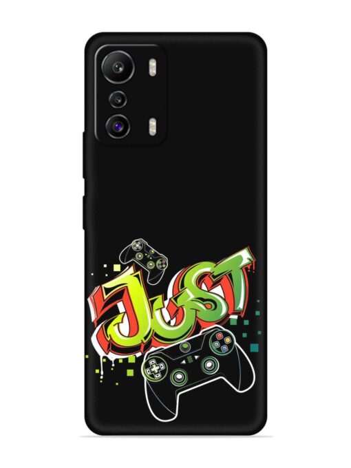 Graffiti Gamepad Illustration Embossed Soft Silicone Case for Infinix Zero (5G)