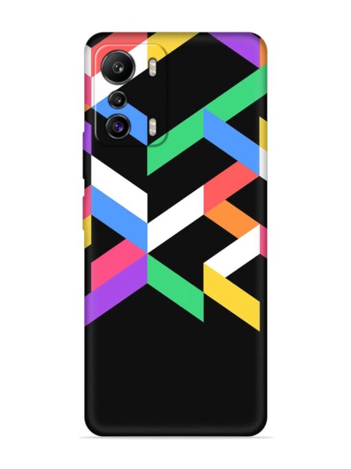 Colorshape Abstarct Embossed Soft Silicone Case for Infinix Zero (5G)