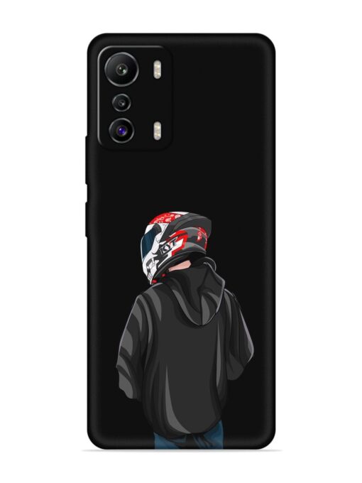 Motorcycle Rider Embossed Soft Silicone Case for Infinix Zero (5G) Zapvi