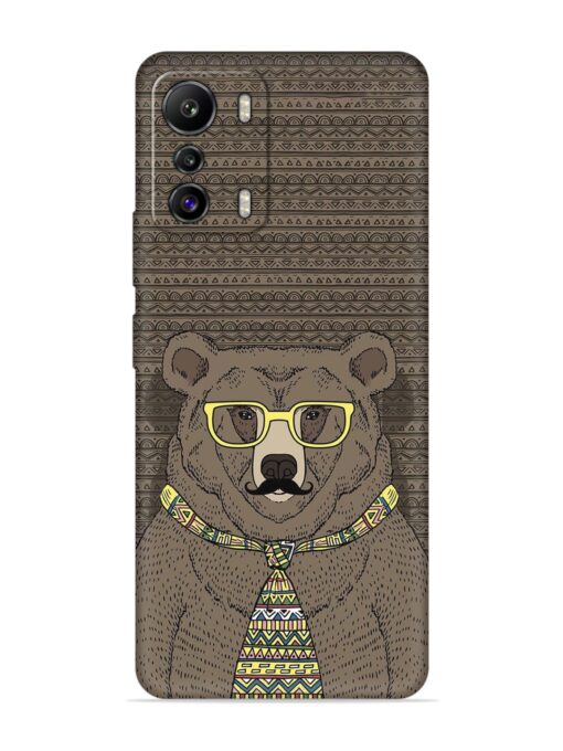 Grizzly Bear Embossed Soft Silicone Case for Infinix Zero (5G) Zapvi