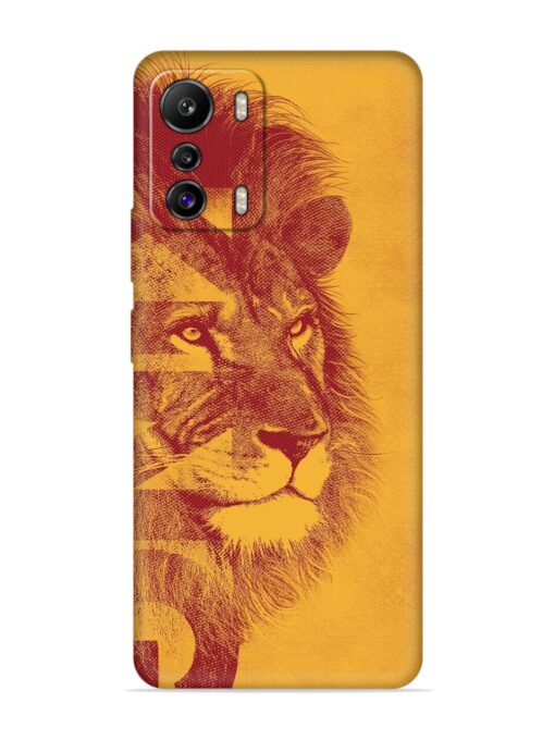 Gold Lion Crown Art Embossed Soft Silicone Case for Infinix Zero (5G) Zapvi