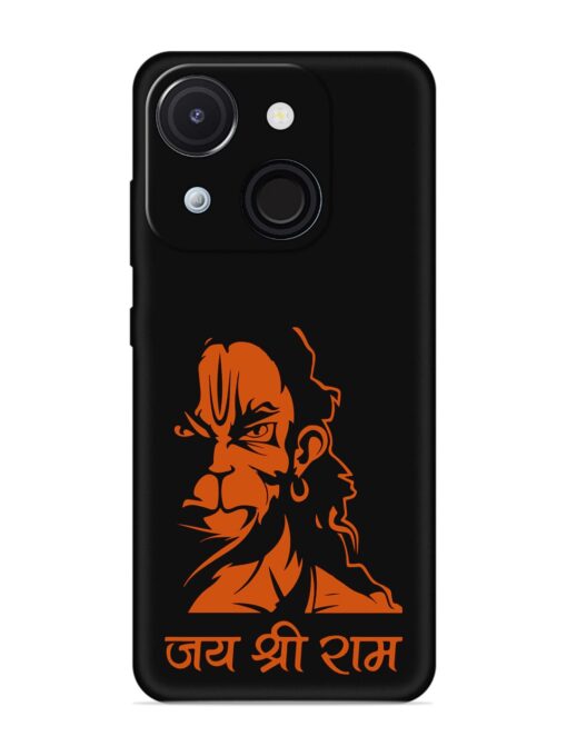 Angry Hanuman Embossed Soft Silicone Case for Itel A50C Zapvi