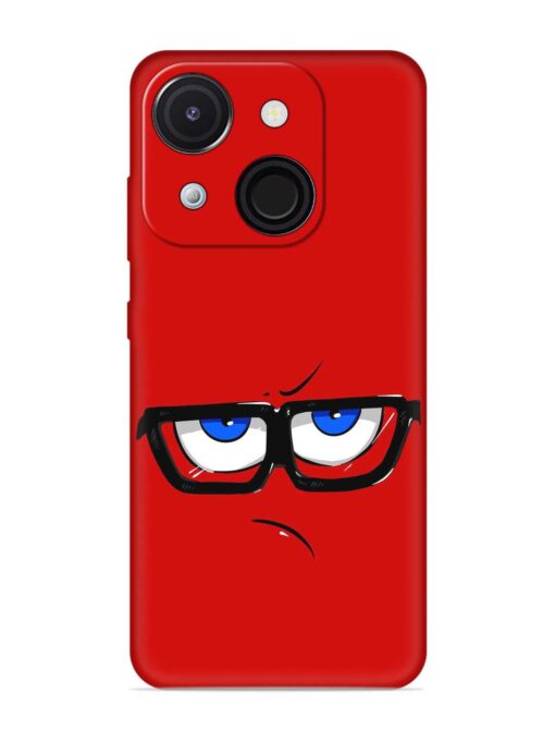 Rad Angry Face Embossed Soft Silicone Case for Itel A50C Zapvi