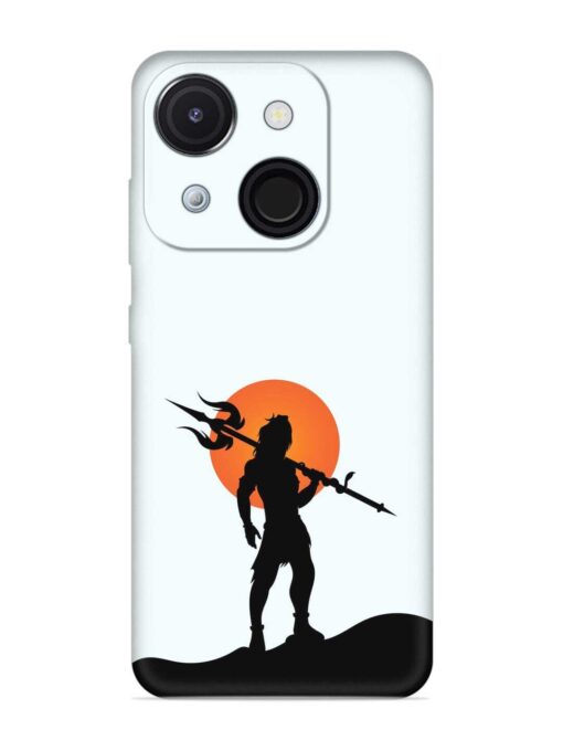 Lord Mahadev Trendy Embossed Soft Silicone Case for Itel A50C