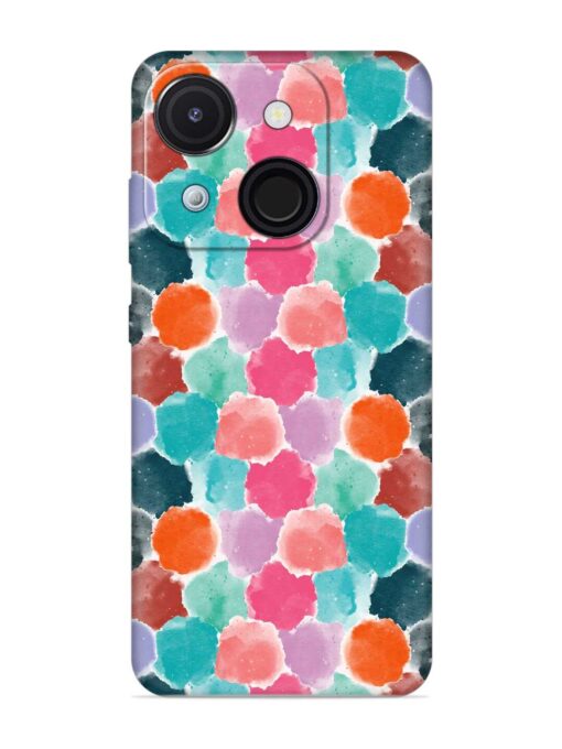 Colorful Seamless Pattern Embossed Soft Silicone Case for Itel A50C