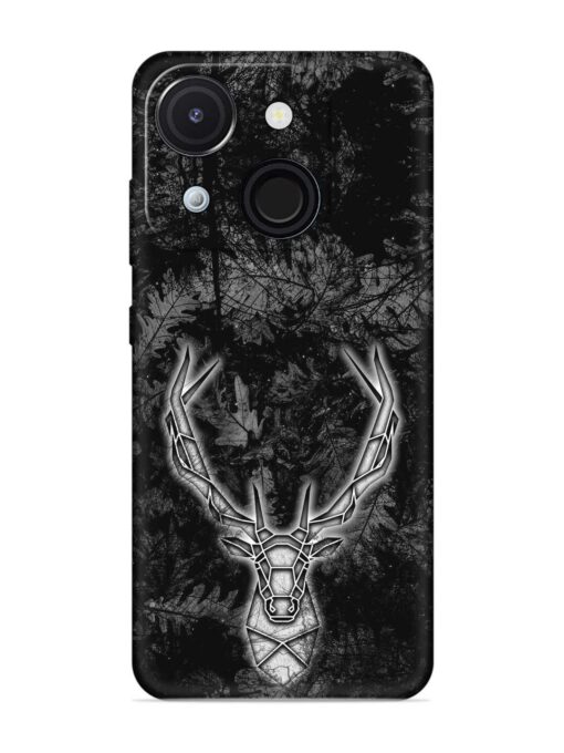 Ancient Deer Embossed Soft Silicone Case for Itel A50C Zapvi