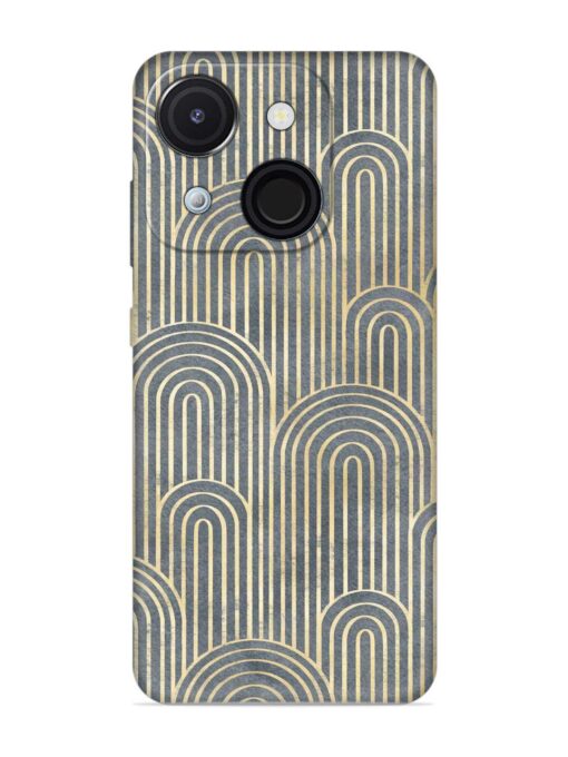 Art Deco Style Embossed Soft Silicone Case for Itel A50C Zapvi