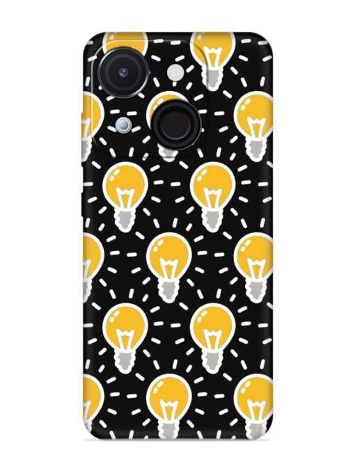 Light Bulb Seamless Embossed Soft Silicone Case for Itel A50C