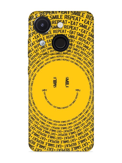 Smiley Embossed Soft Silicone Case for Itel A50C