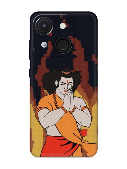 Shree Ram Vector Embossed Soft Silicone Case for Itel A50C