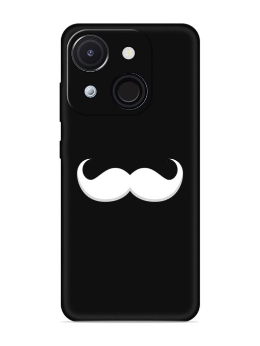 Mustache Vector Embossed Soft Silicone Case for Itel A50C