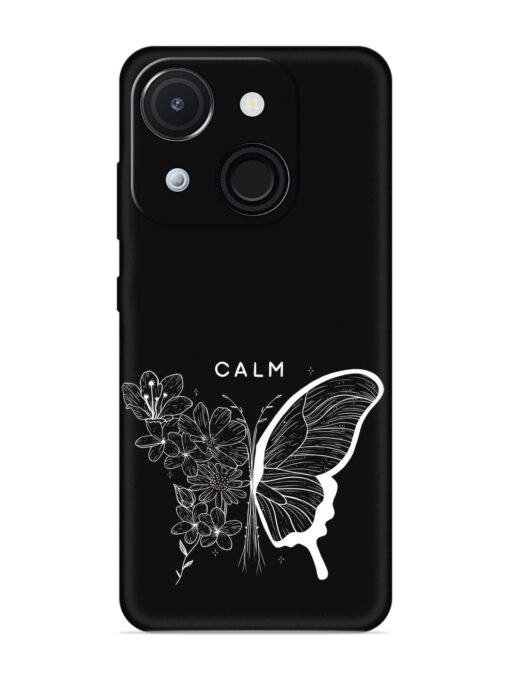 Calm Embossed Soft Silicone Case for Itel A50C Zapvi