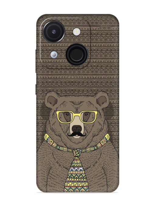 Grizzly Bear Embossed Soft Silicone Case for Itel A50C