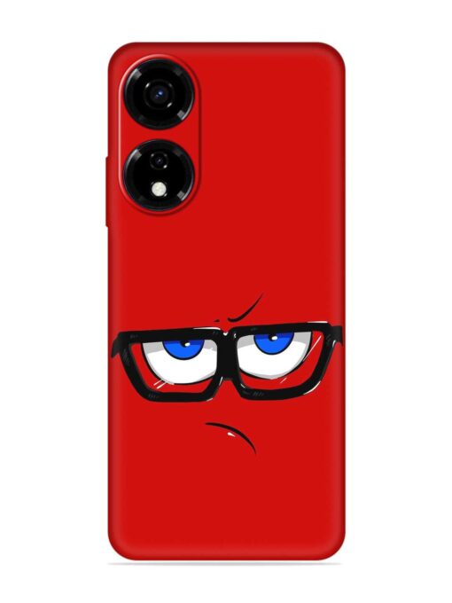 Rad Angry Face Embossed Soft Silicone Case for Itel Color Pro (5G)