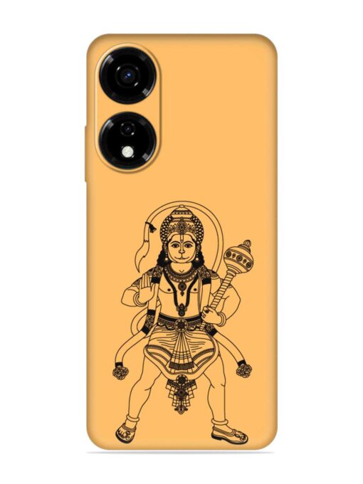 Indian God Hanuman Embossed Soft Silicone Case for Itel Color Pro (5G)