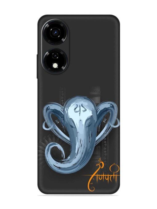 Illustration Lord Ganpati Embossed Soft Silicone Case for Itel Color Pro (5G)