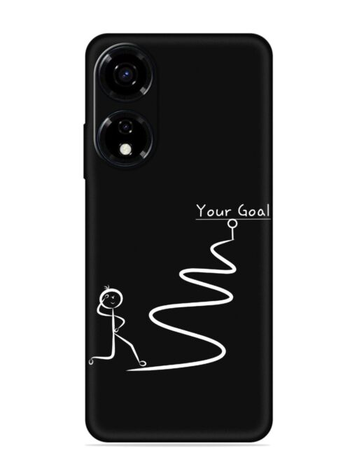 Your Goal Embossed Soft Silicone Case for Itel Color Pro (5G)