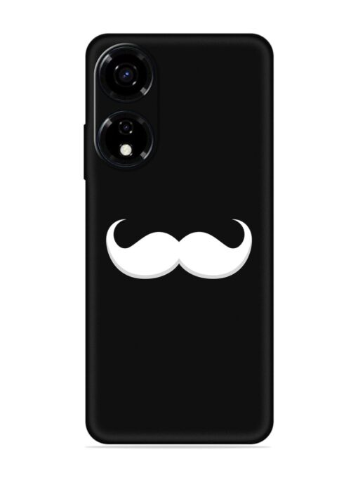 Mustache Vector Embossed Soft Silicone Case for Itel Color Pro (5G)