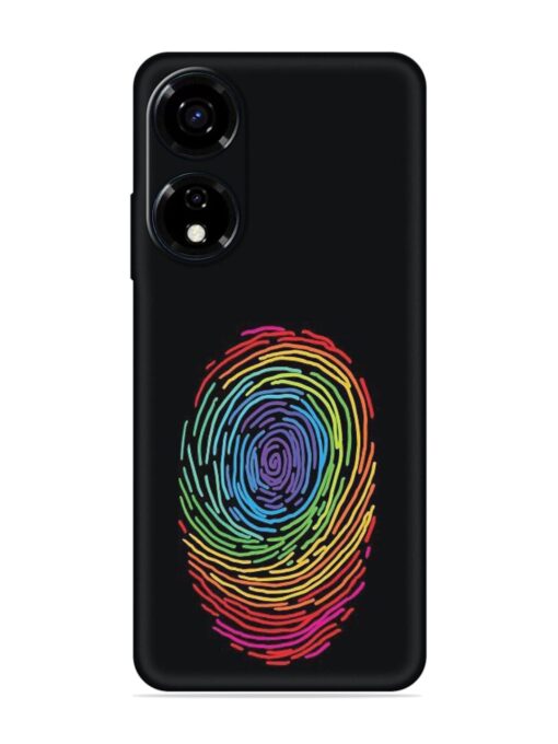 Fingerprint Of Thumb Art Embossed Soft Silicone Case for Itel Color Pro (5G)