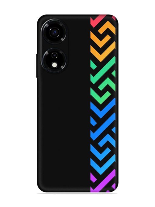 Colorshape Stripes Embossed Soft Silicone Case for Itel Color Pro (5G)